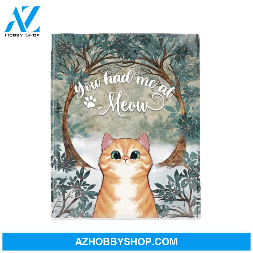 Personalized Cat Custom Fleece Blanket 3 sizes: - - 2
