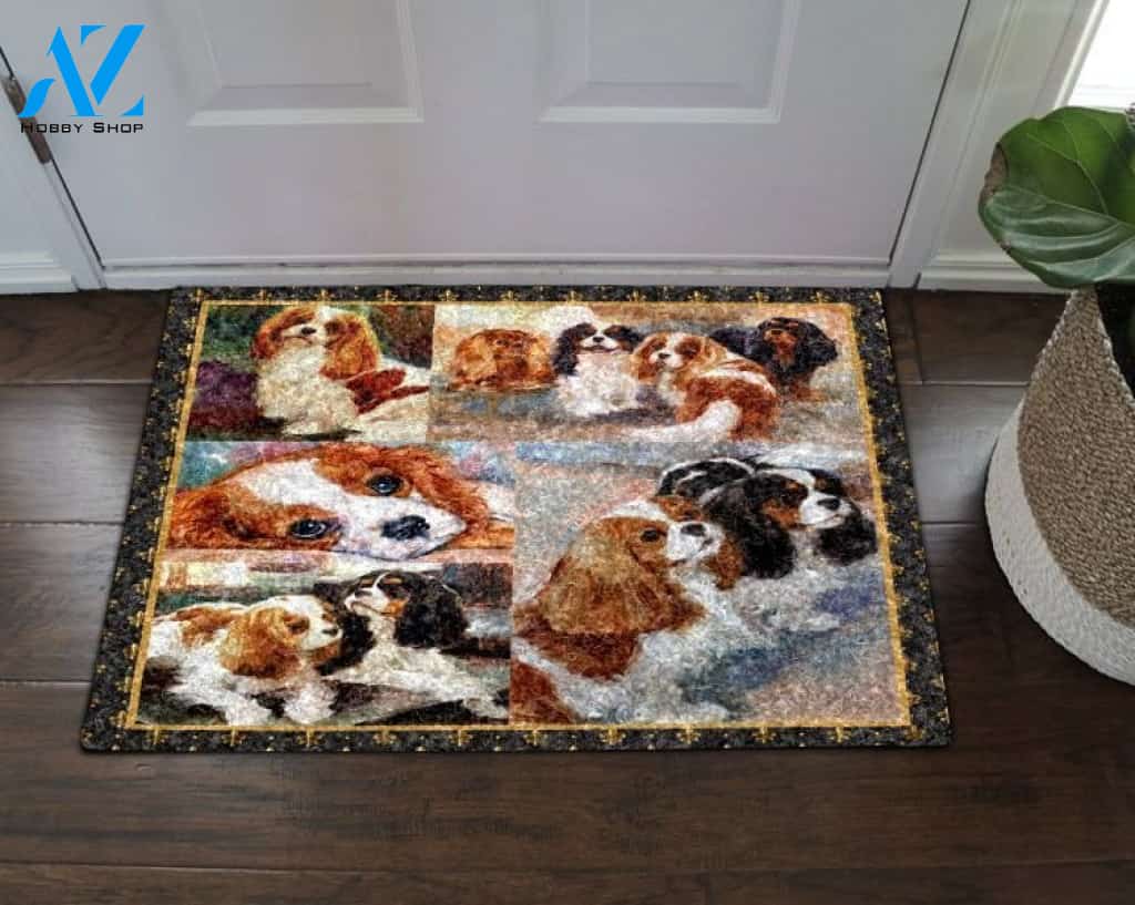 Cavalier King Charles Spaniel Dog Doormat