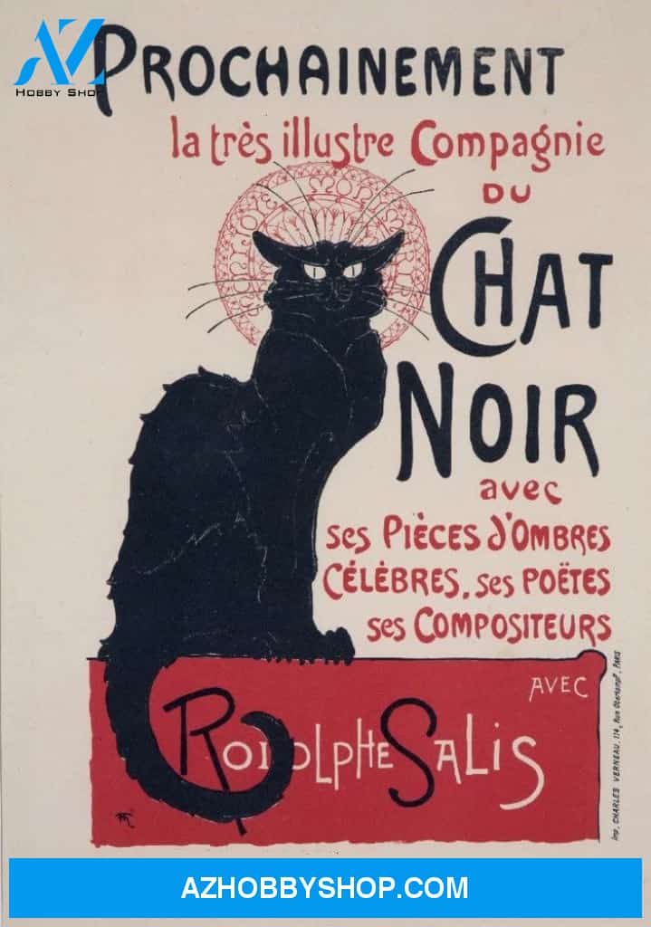 Chat Noir - Prochainement Vintage Poster France C. 1896
