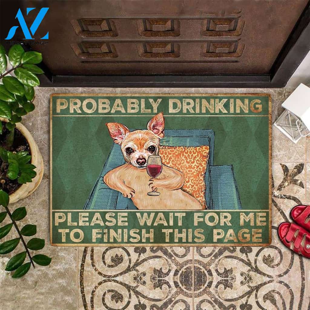 Chihuahua Easy Clean Welcome DoorMat | Felt And Rubber | DO3208
