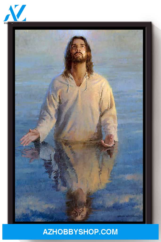 Christian Majestic Ocean Christian Wall Art Gift For Christ Christmas Canvas And Poster, Wall Decor Visual Art