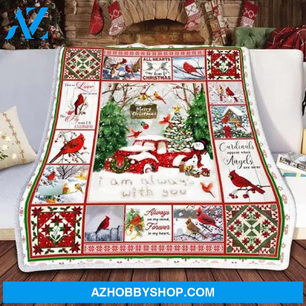 Christmas Blanket, Cardinal I Am Always With You