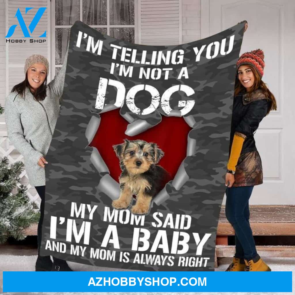 Christmas Fleece Blanket Morkie Dog Fleece Blanket - Fleece Blanket Christmas Gift Ideas