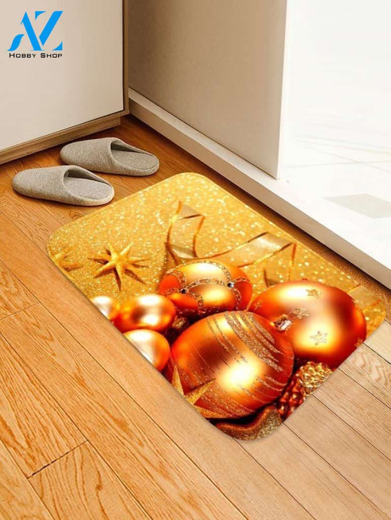 Christmas Glitter Ball CLH091077D Doormat