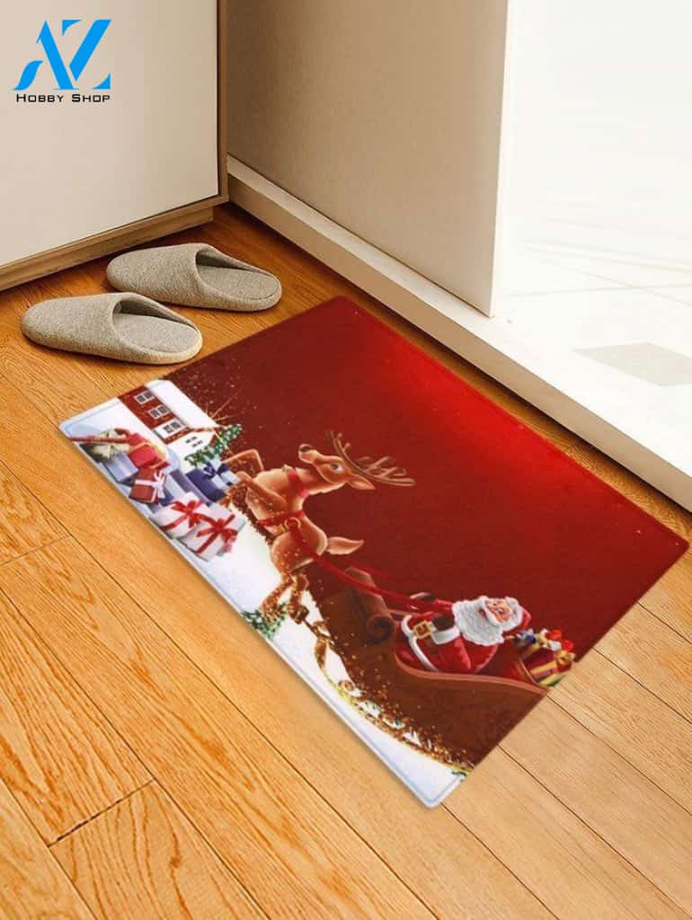 Christmas Santa Claus Deer CLH0910100D Doormat