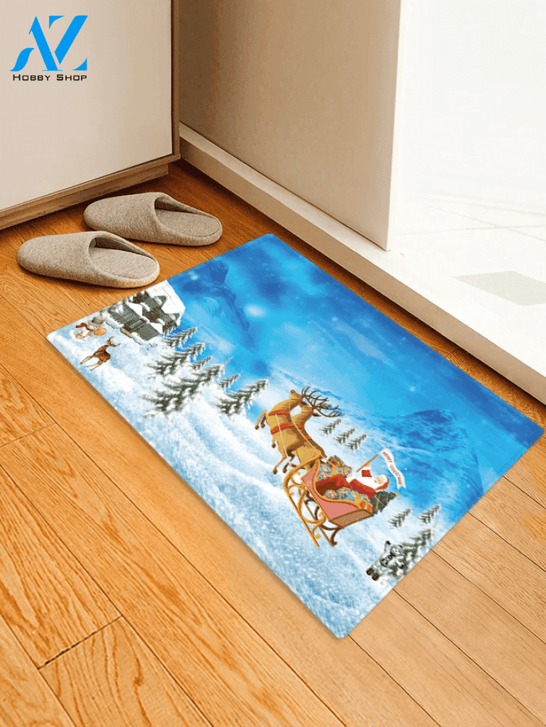 Christmas Santa Claus Snow CLH0910103D Doormat