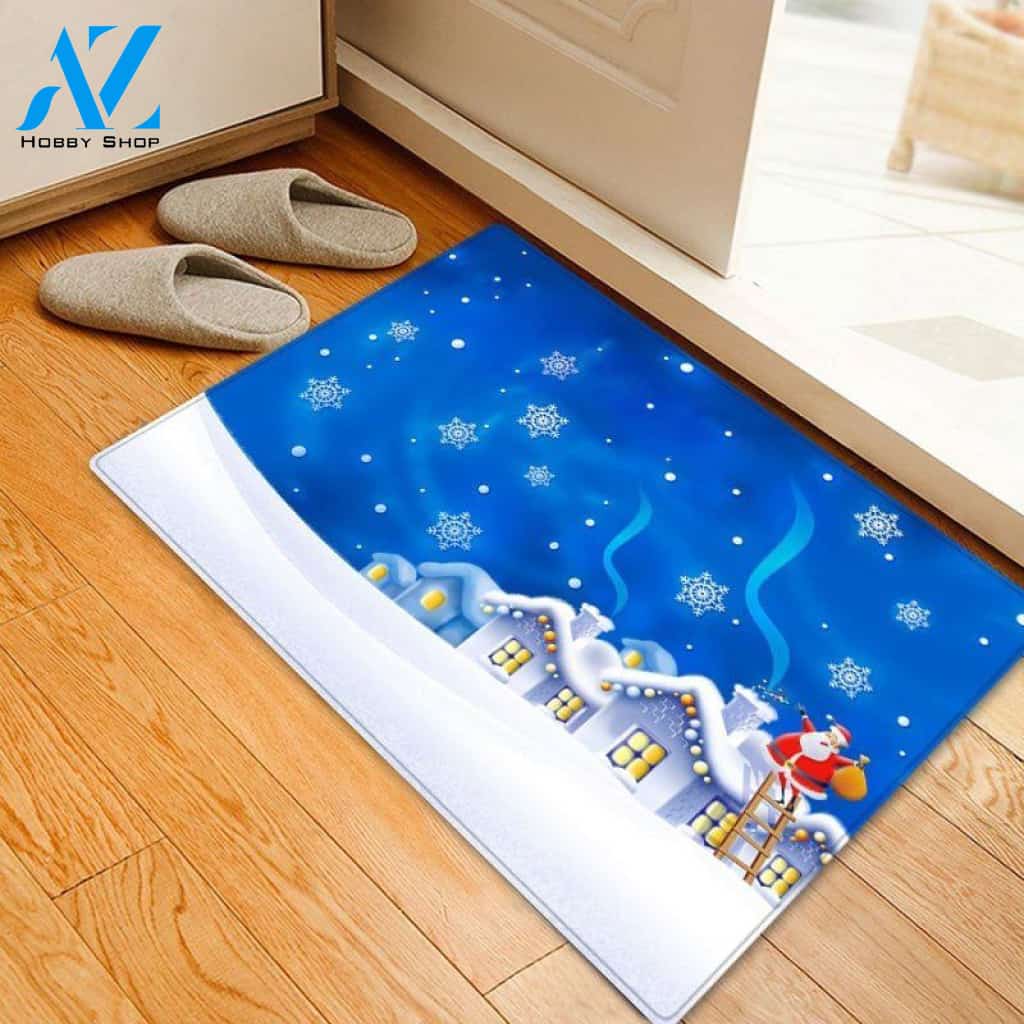 Christmas Santa House CLH0910104D Doormat
