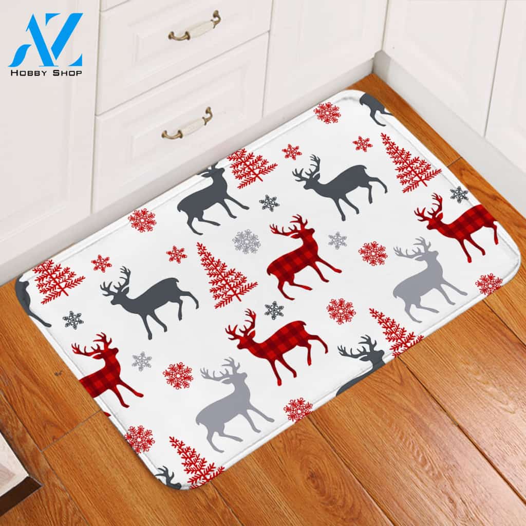 Christmas Themed Snow Door Mat