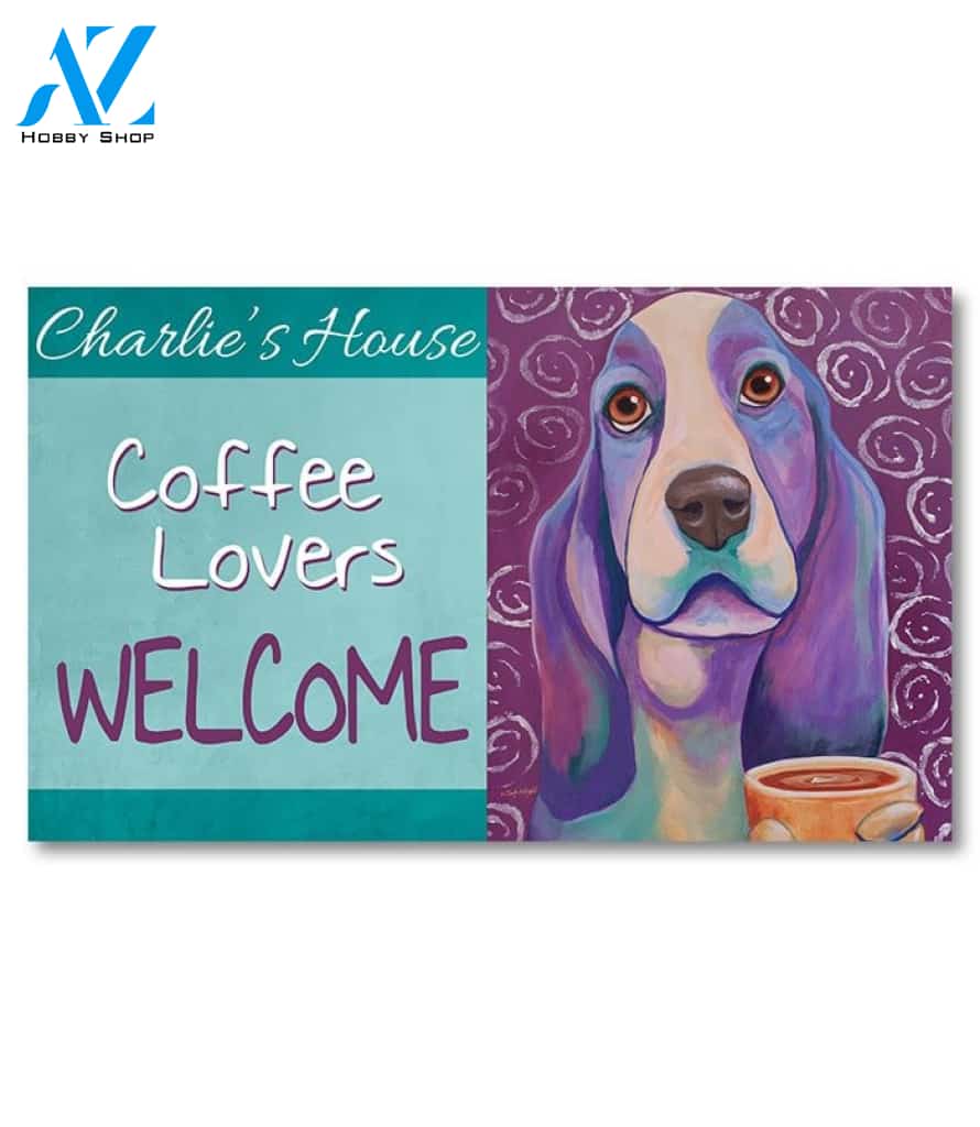 Coffee is Mandatory Personalized Doormat - 18" x 30"