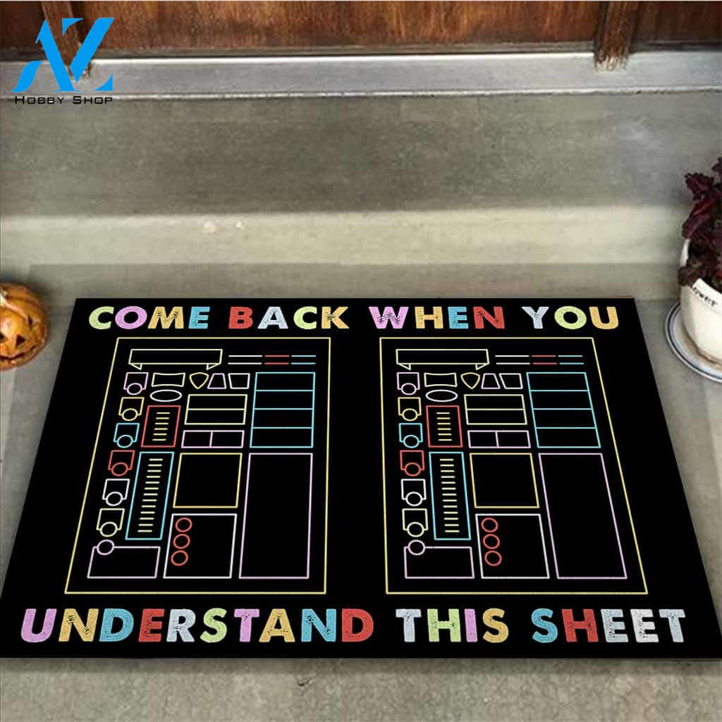 Come Back When You Understand - Tabletop Role-playing Game (RPG) Doormat