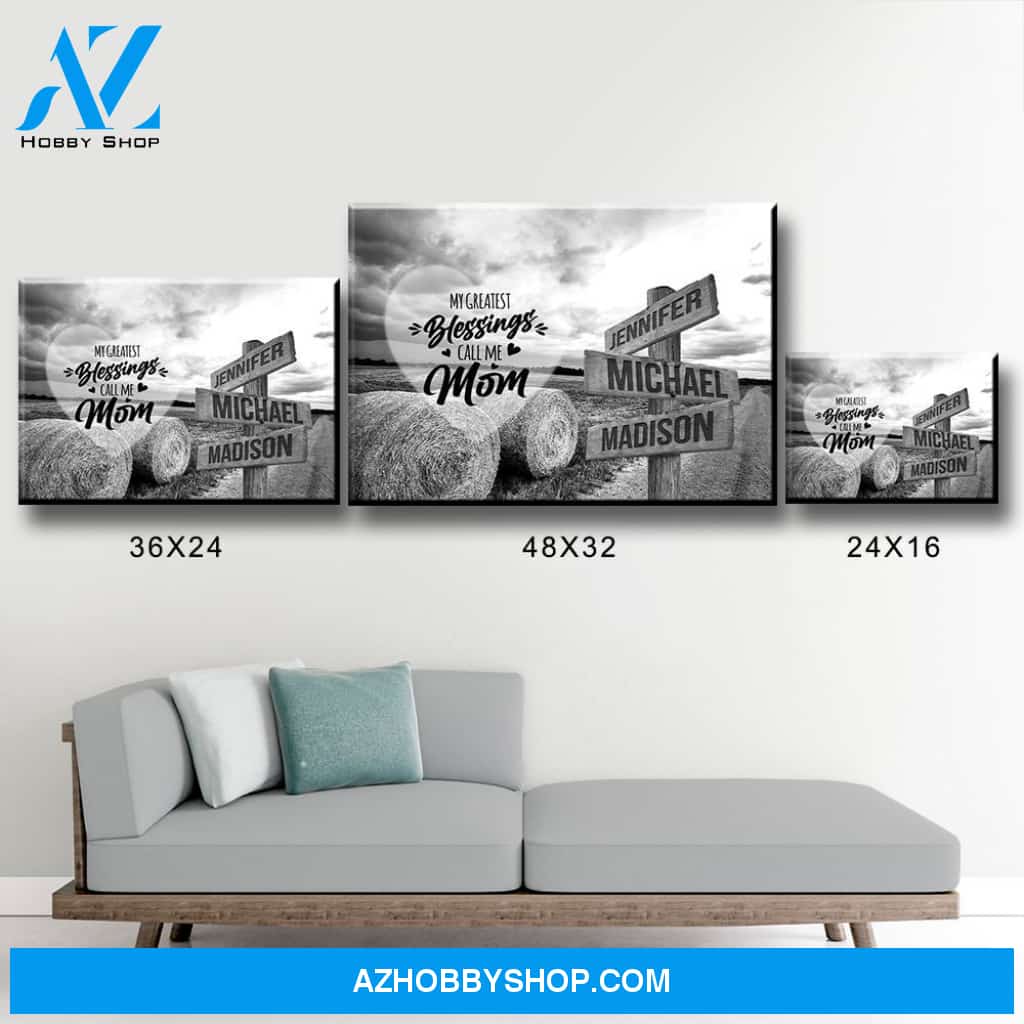 Country Road - Call Me Mom Multi-Names Premium Canvas
