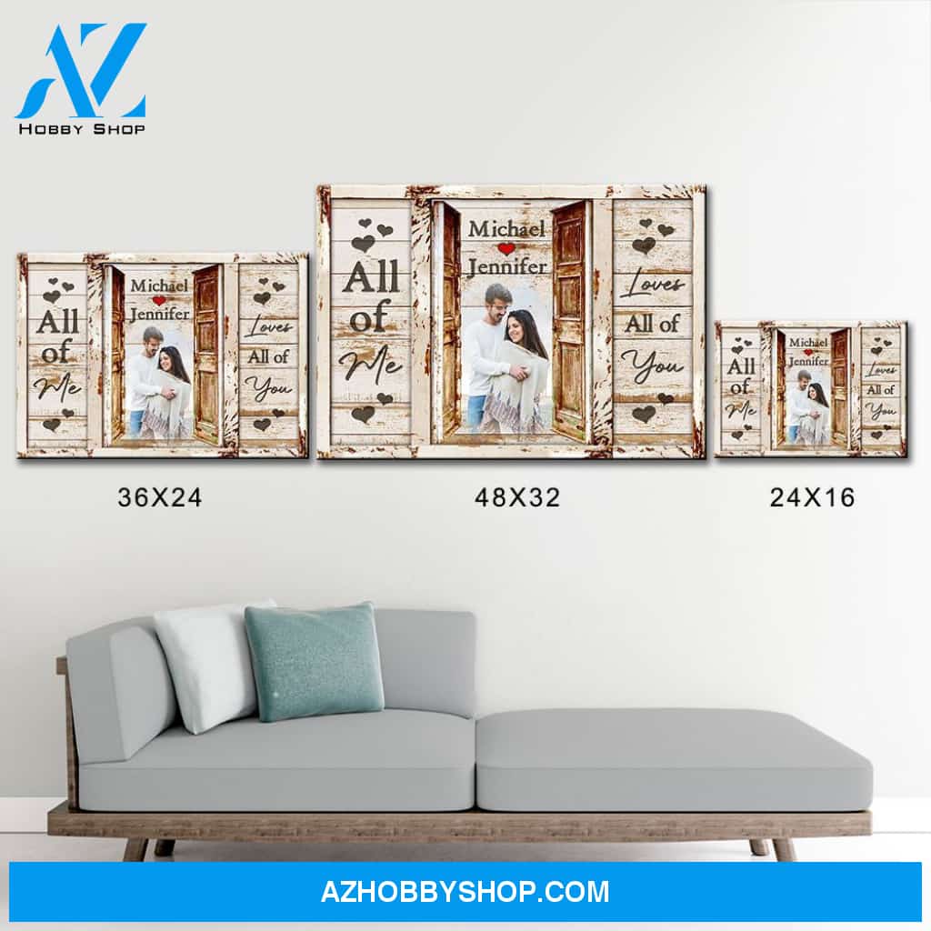 Couple Doors Saying 11 Premium Canvas