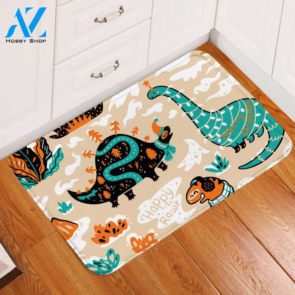 Cozy Dinos Door Mat