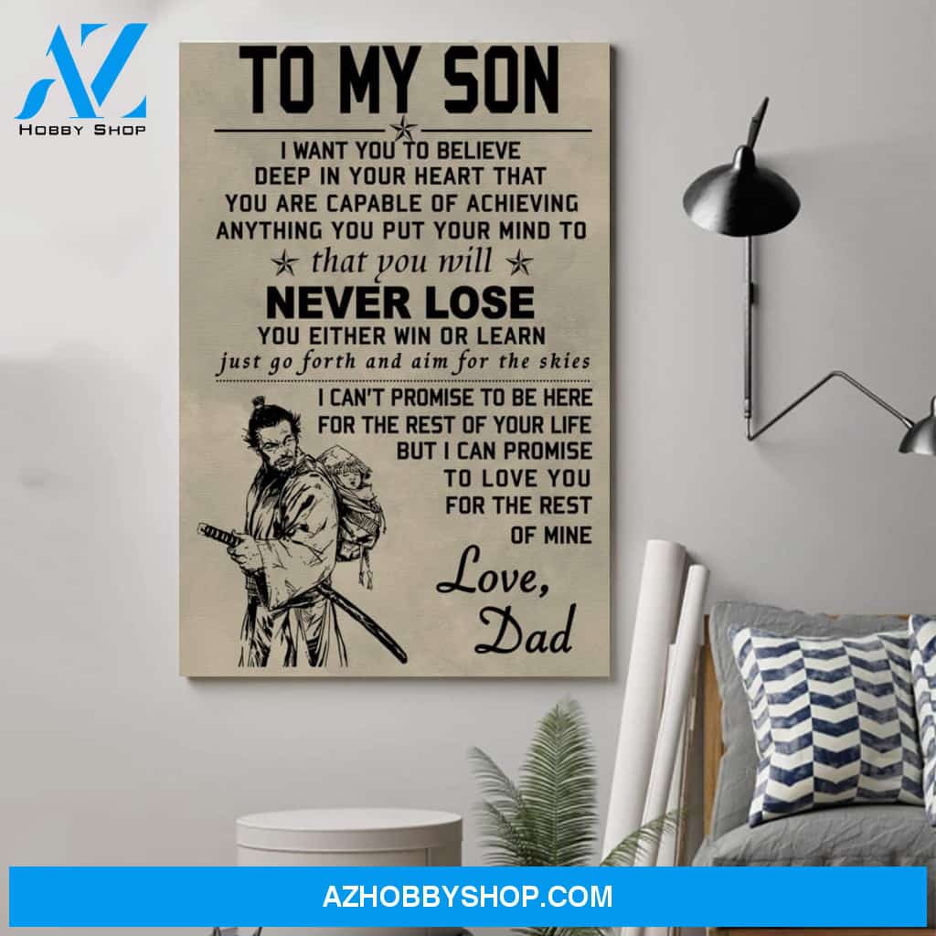 Customed Samurai Poster - To My Sonposters