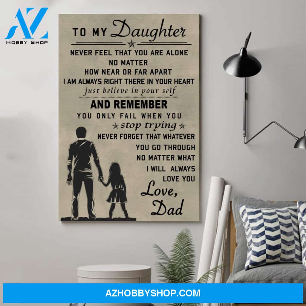 Customized Family Poster - To My Daughterposters