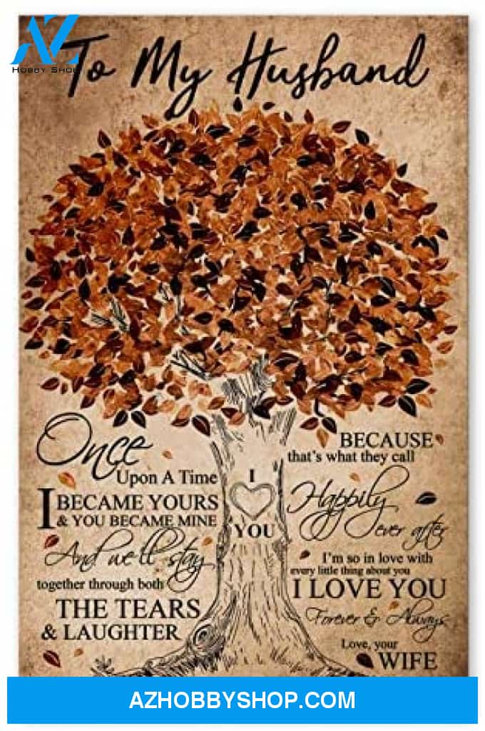 Customized To My Husband Perfect Husband Gifts Posters