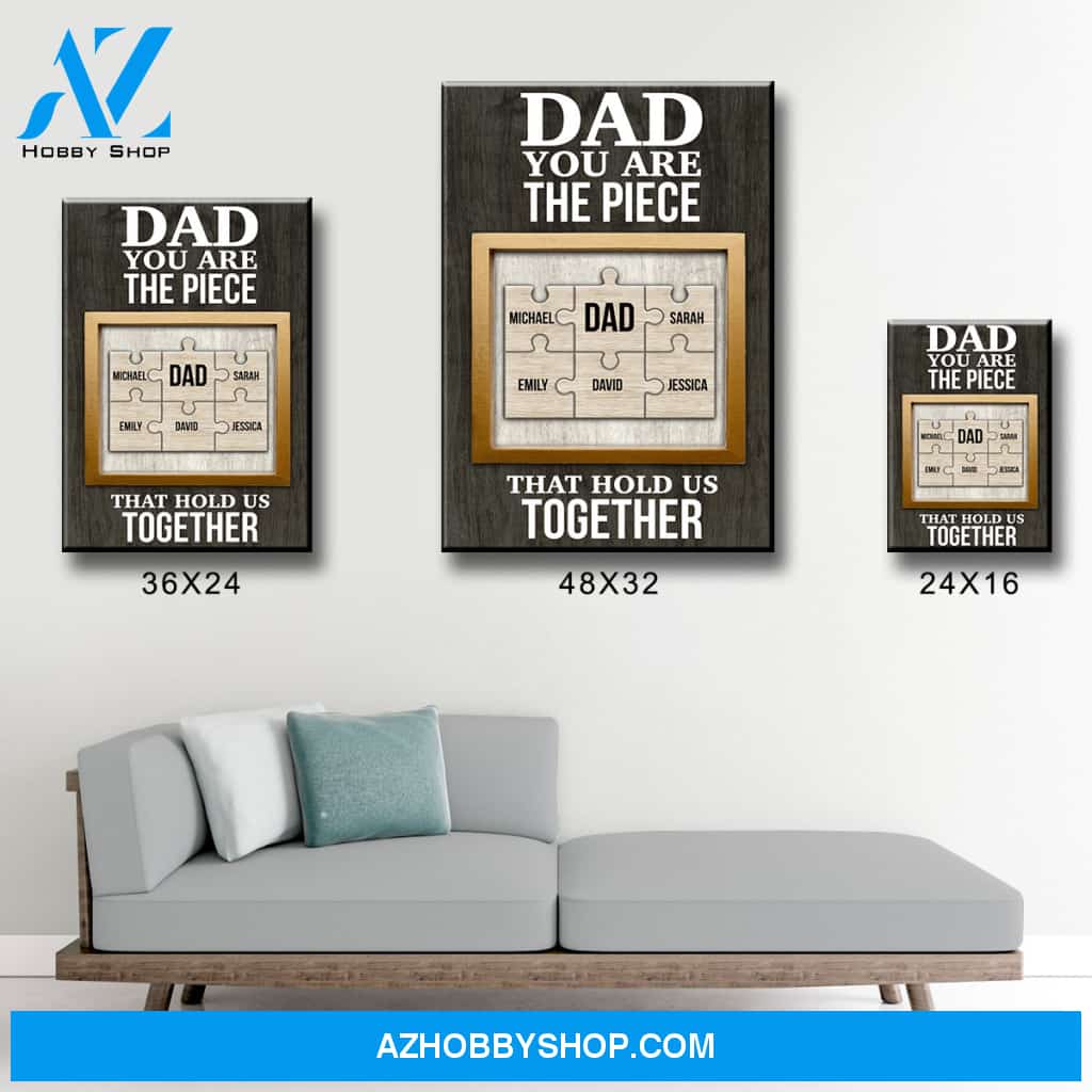Dad Puzzle Premium Canvas