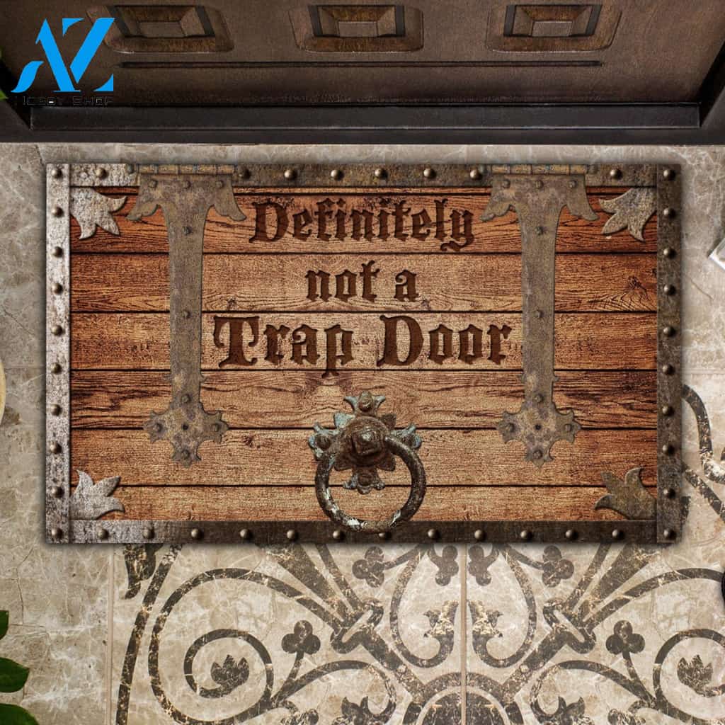 Definitely Not A Trap Door Doormat HQ