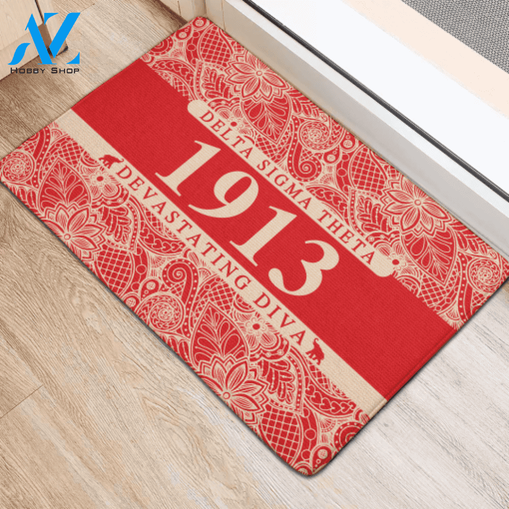 Delta Sigma Theta Sorority 1913 Doormat