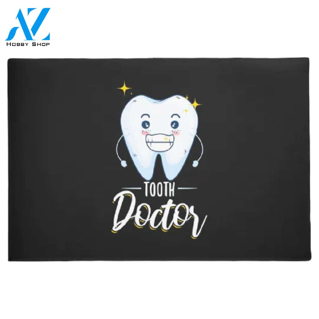 Dentist Tooth Doctor Doormat Welcome Mat House Warming Gift Home Decor Funny Doormat Gift Idea