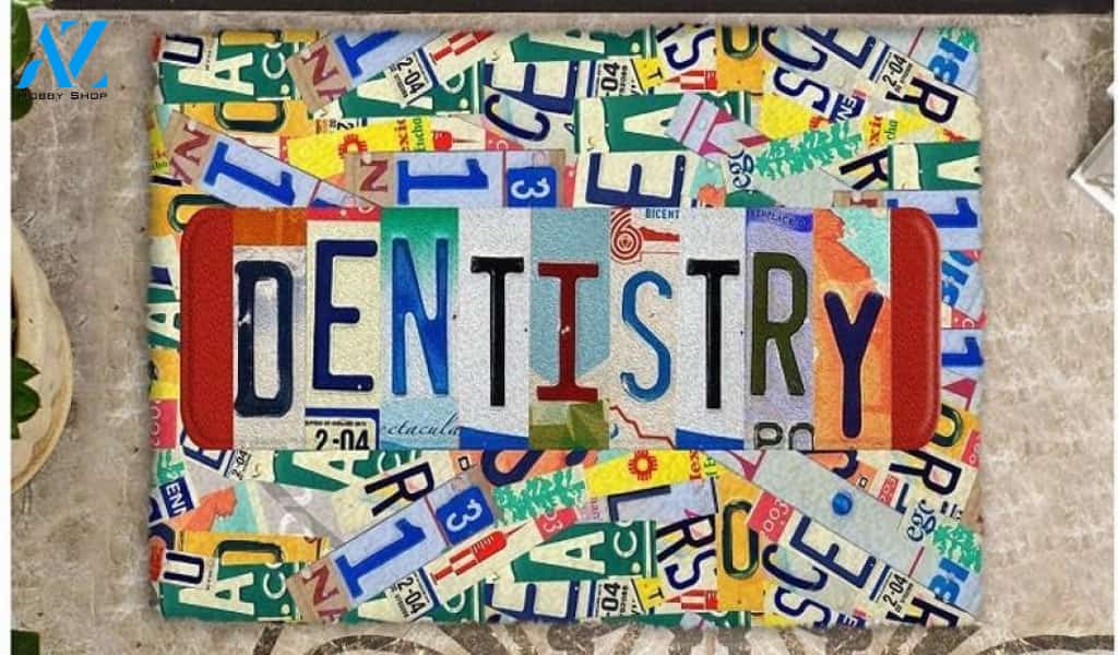 Dentistry Dentist Doormat Welcome Mat House Warming Gift Home Decor Funny Doormat Gift Idea