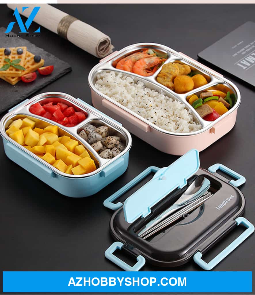 Dielectric Insulated Lunch Box Blue / 3Grid