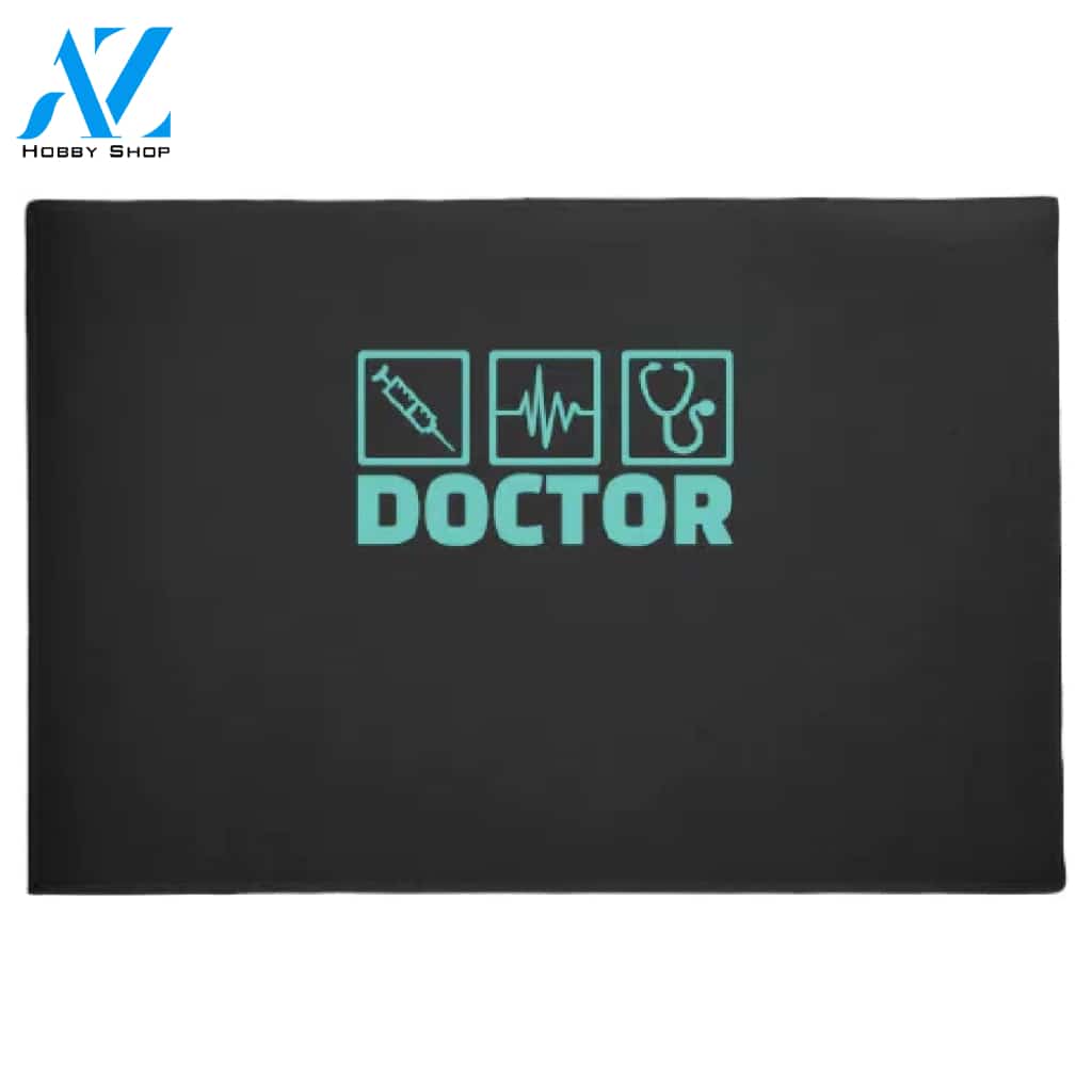 Doctor Tools Doormat Hunting, Indoor and Outdoor Doormat Warm House Gift Welcome Mat Gift for Friend Family