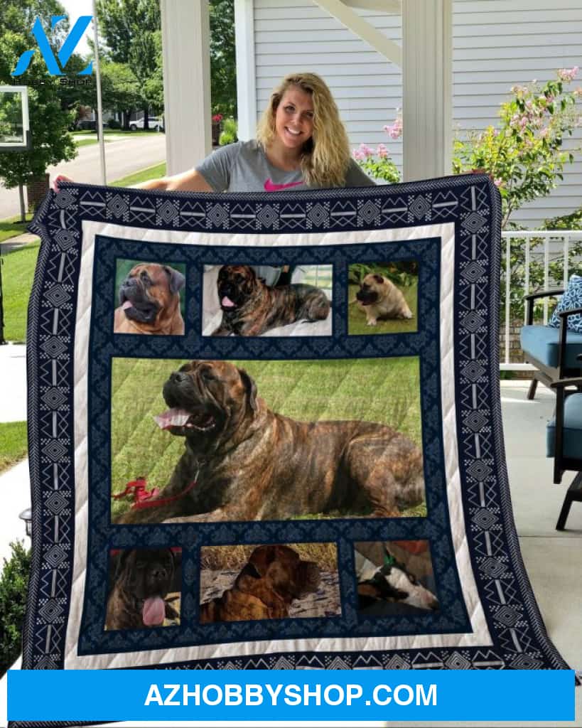 Dog Blanket - Gift Idea For Dog Lovers, Dog Dad Mom - Bullmastiffs Blanket