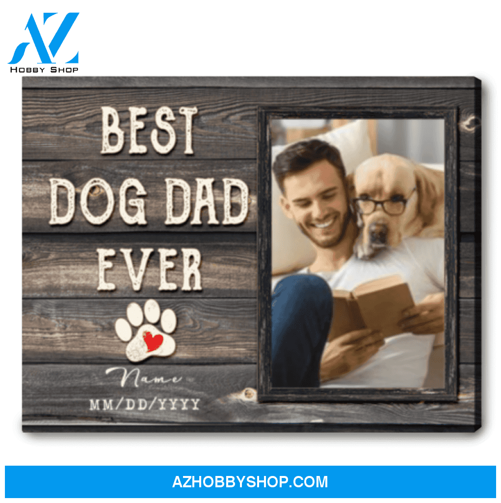 Dog Dad Father's Day Gift Personalized Dog Photo Gifts Unique Father's Day Gifts
