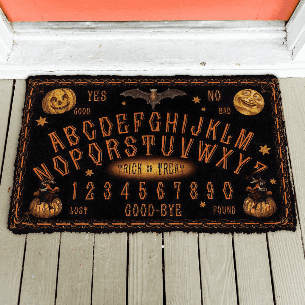 Dog Doormat 3D Talking Board Ouijia Board Halloween Style Custom Doormat