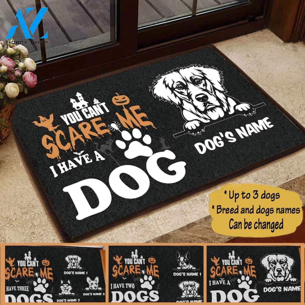 Dog Lovers Doormat, Best Ideas For Halloween, You Can’t Scare Me I Have A Dog Doormat