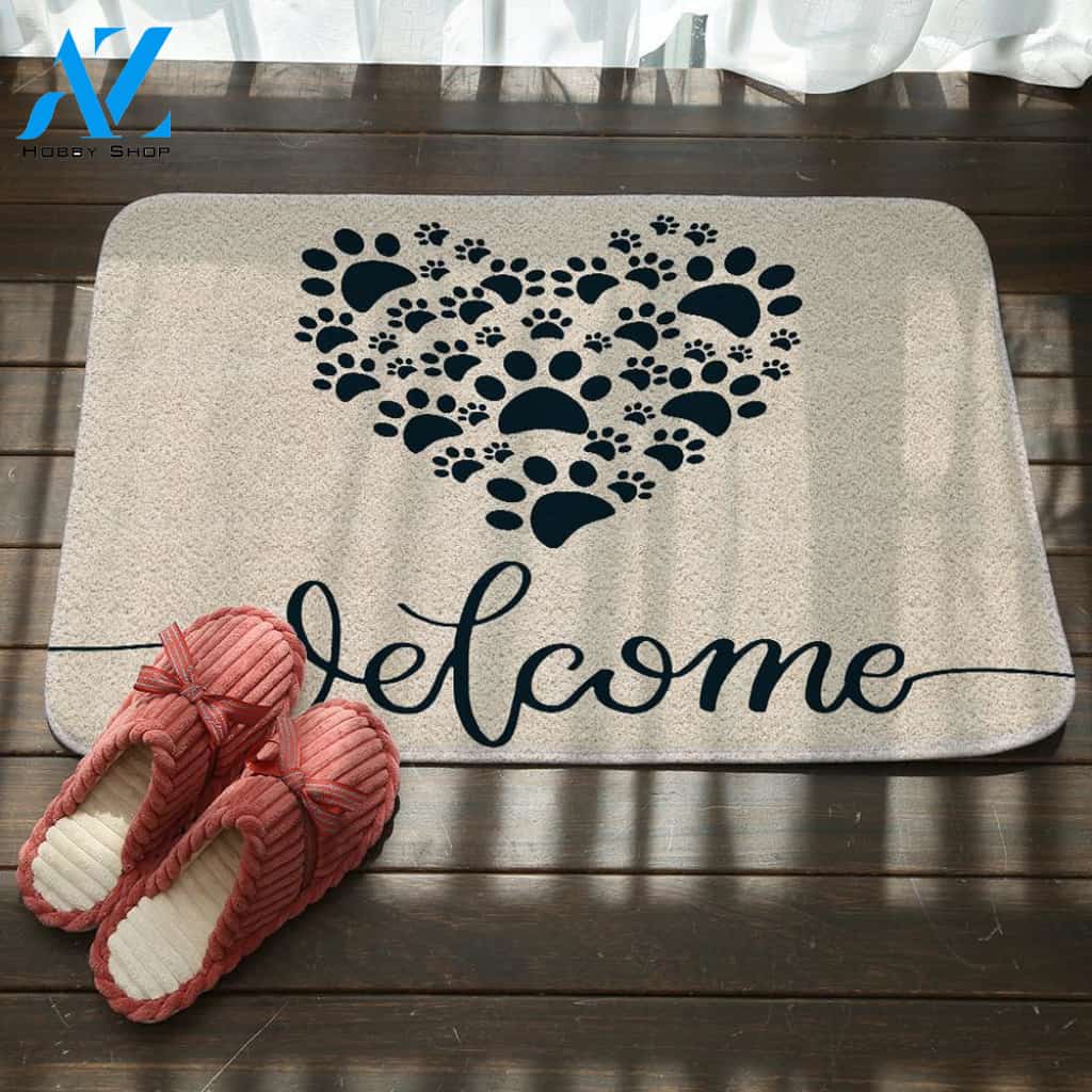 Dog Paw Doormat