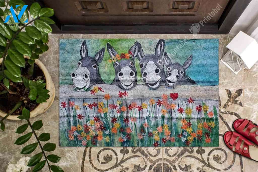Donkey Family CLA1710126D Doormat