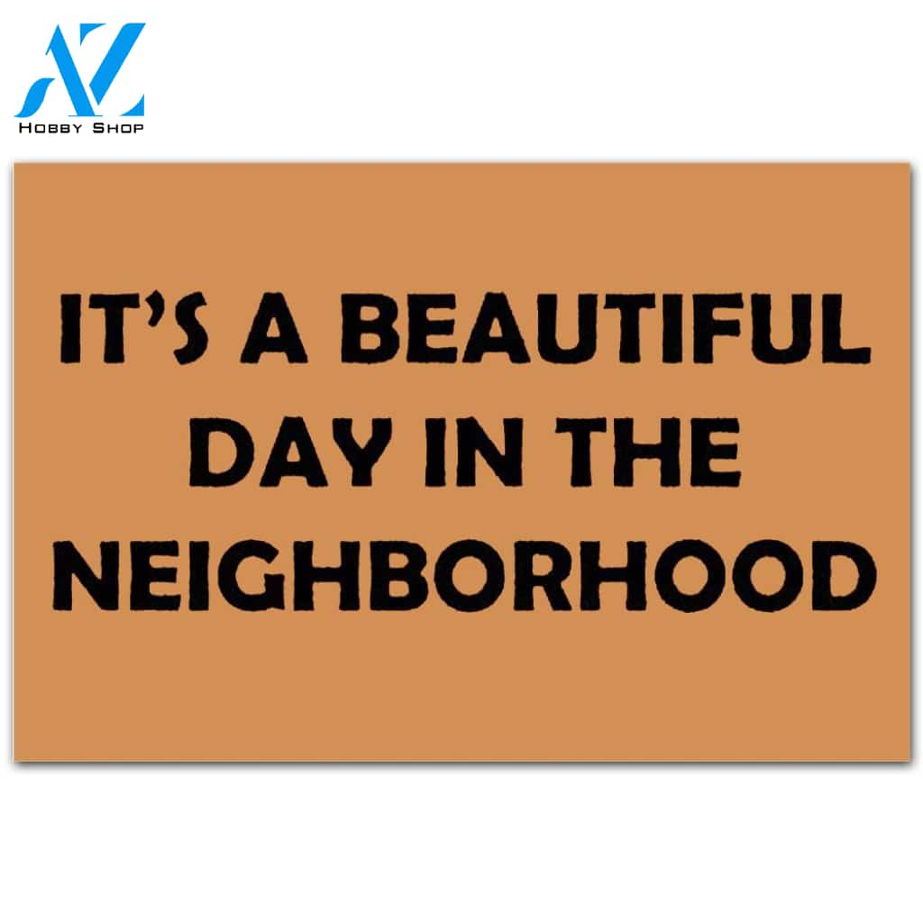 Doormat New Home Closing Housewarming Gift It's A Beautiful Day Doormat Welcome Mat House Warming Gift Home Decor Funny Doormat Gift Idea