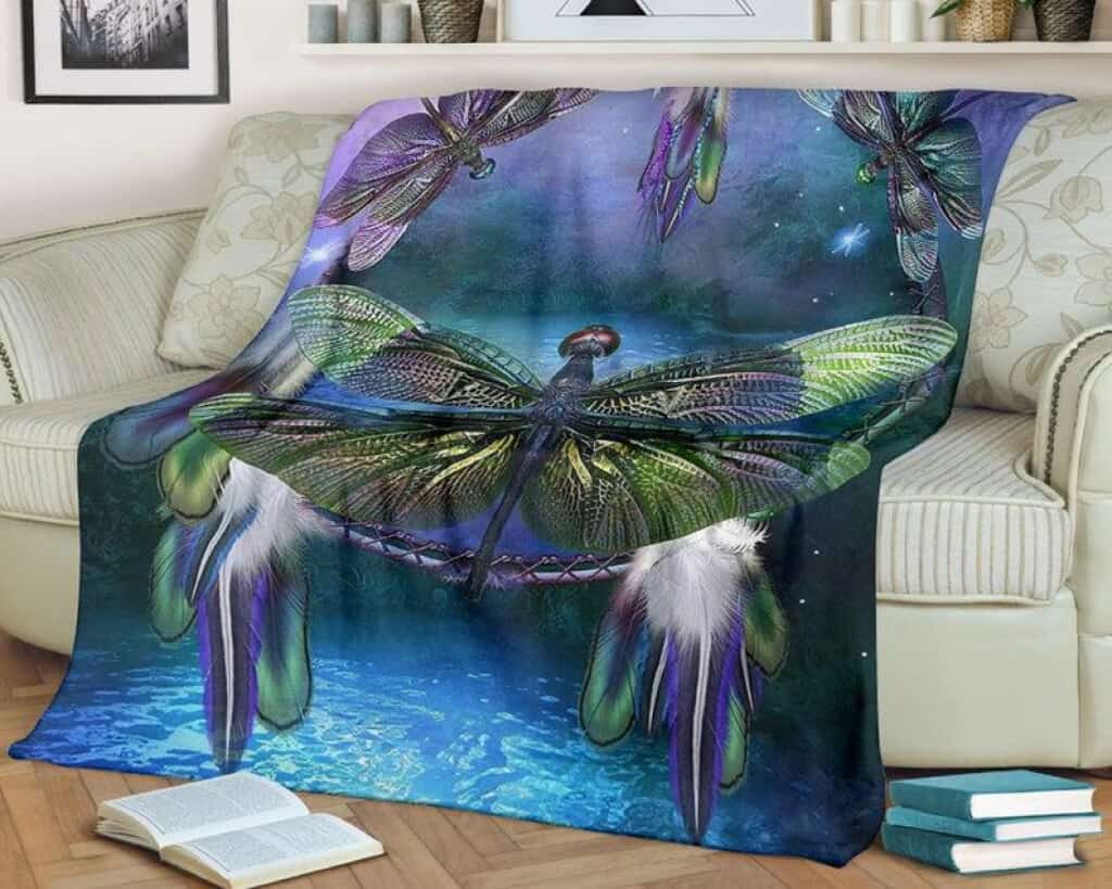 Dragonfly blanket