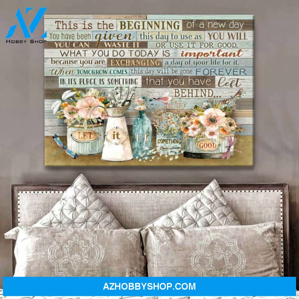 Dragonfly Canvas Let It Be Something Good | Moosfy Wrap Canvas Ready To Hang