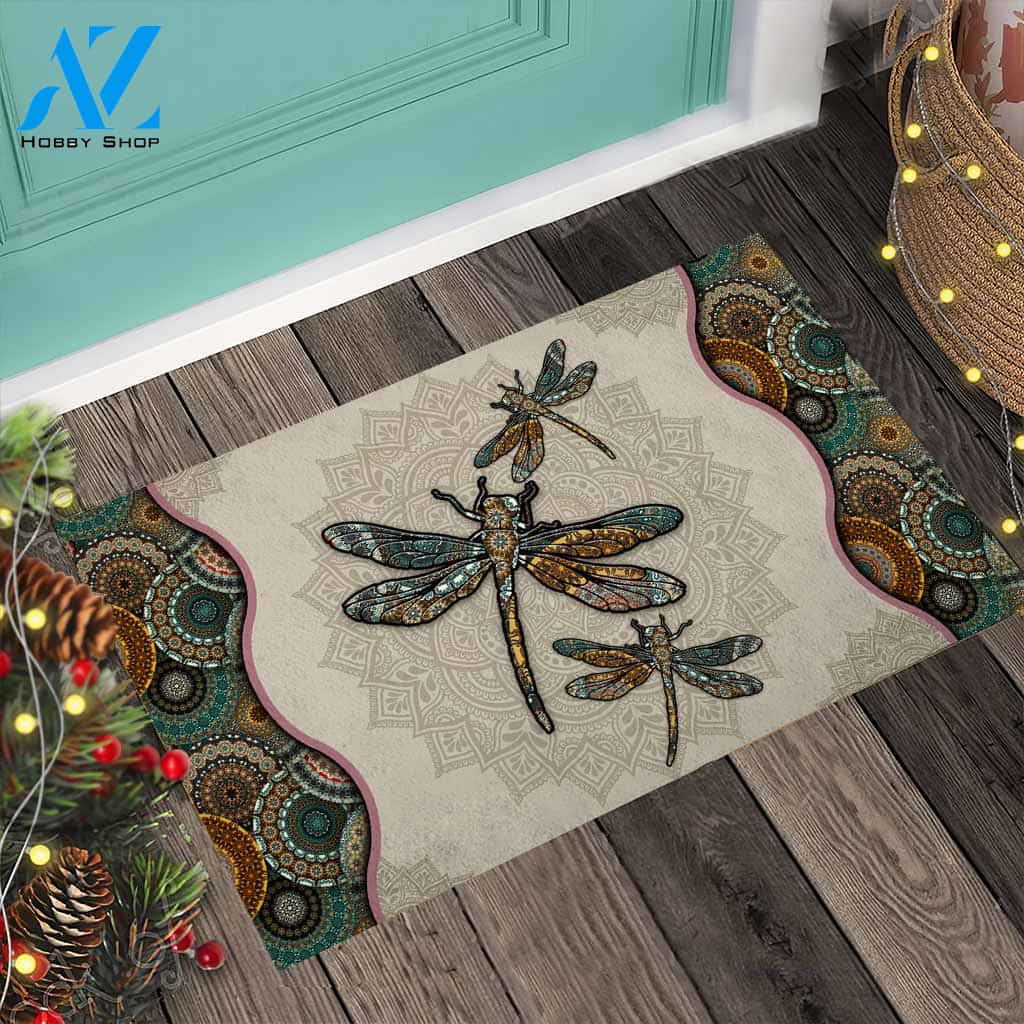 Dragonfly Doormat