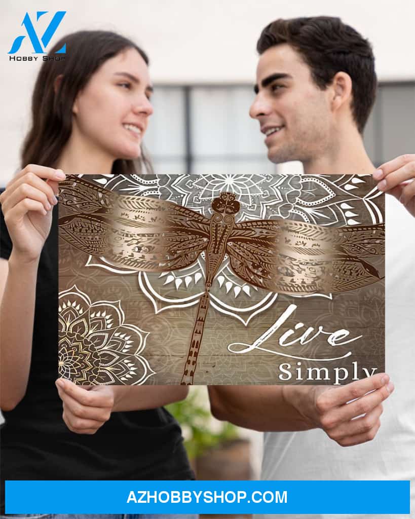 Dragonfly Live Simply Wall Hanging, Wall Decor Visual Art