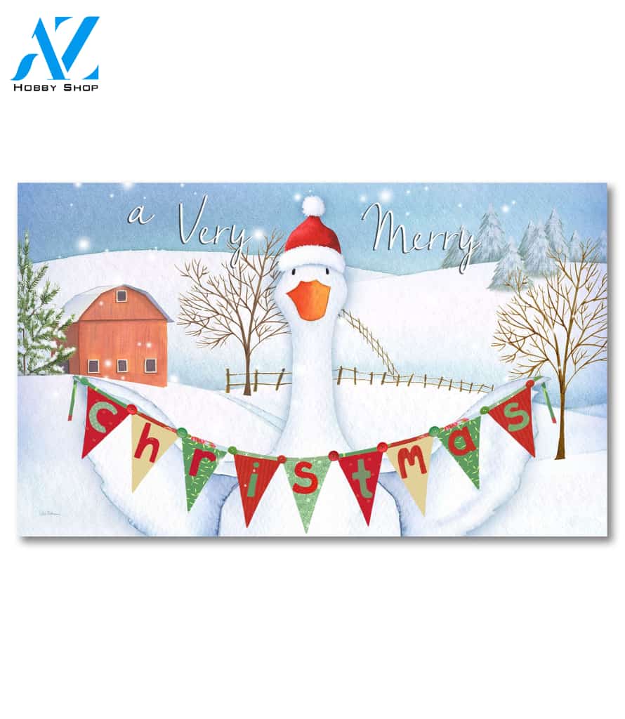 Duck Christmas Doormat - 18" x 30"