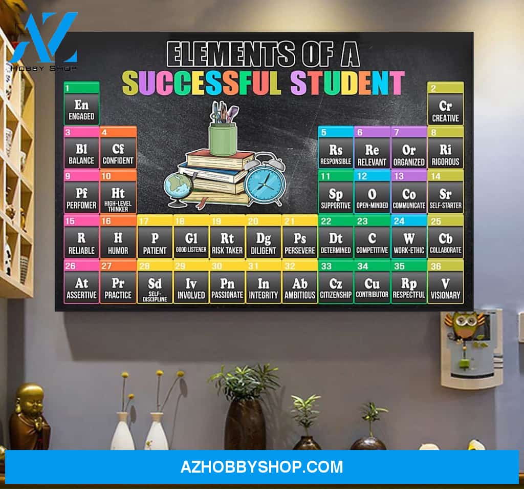 Elements Of A Successfull Student Classroom Dercor Wall Art Canvas Prints