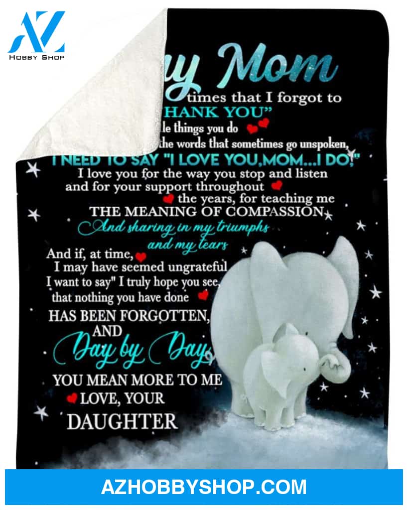Elephant Special Gift For Your Mom Blanket Best Gifts For Mom