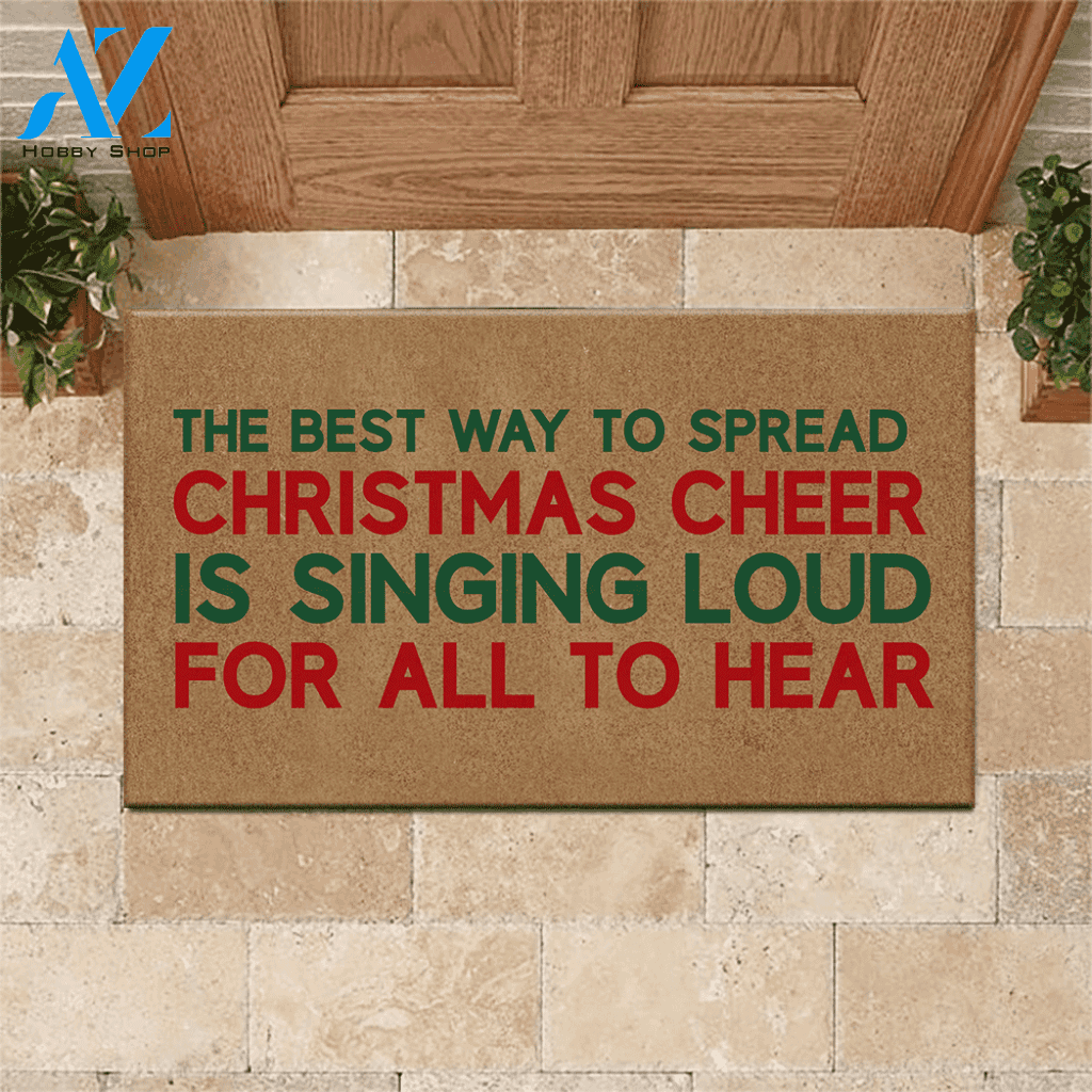 Elf Doormat The Best Way to Spread | Welcome Mat | House Warming Gift
