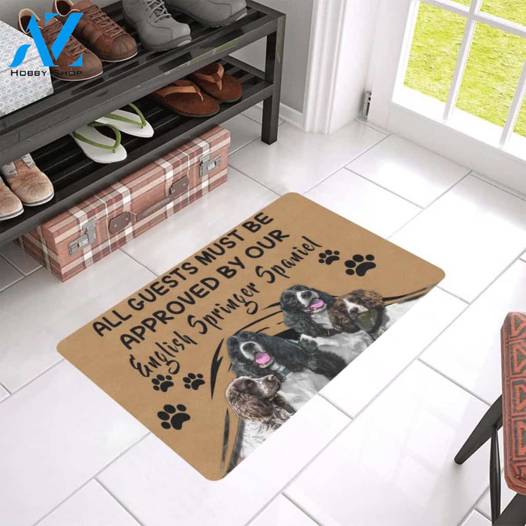 English Springer Spaniel Approved Doormat Home Decor – Doormat