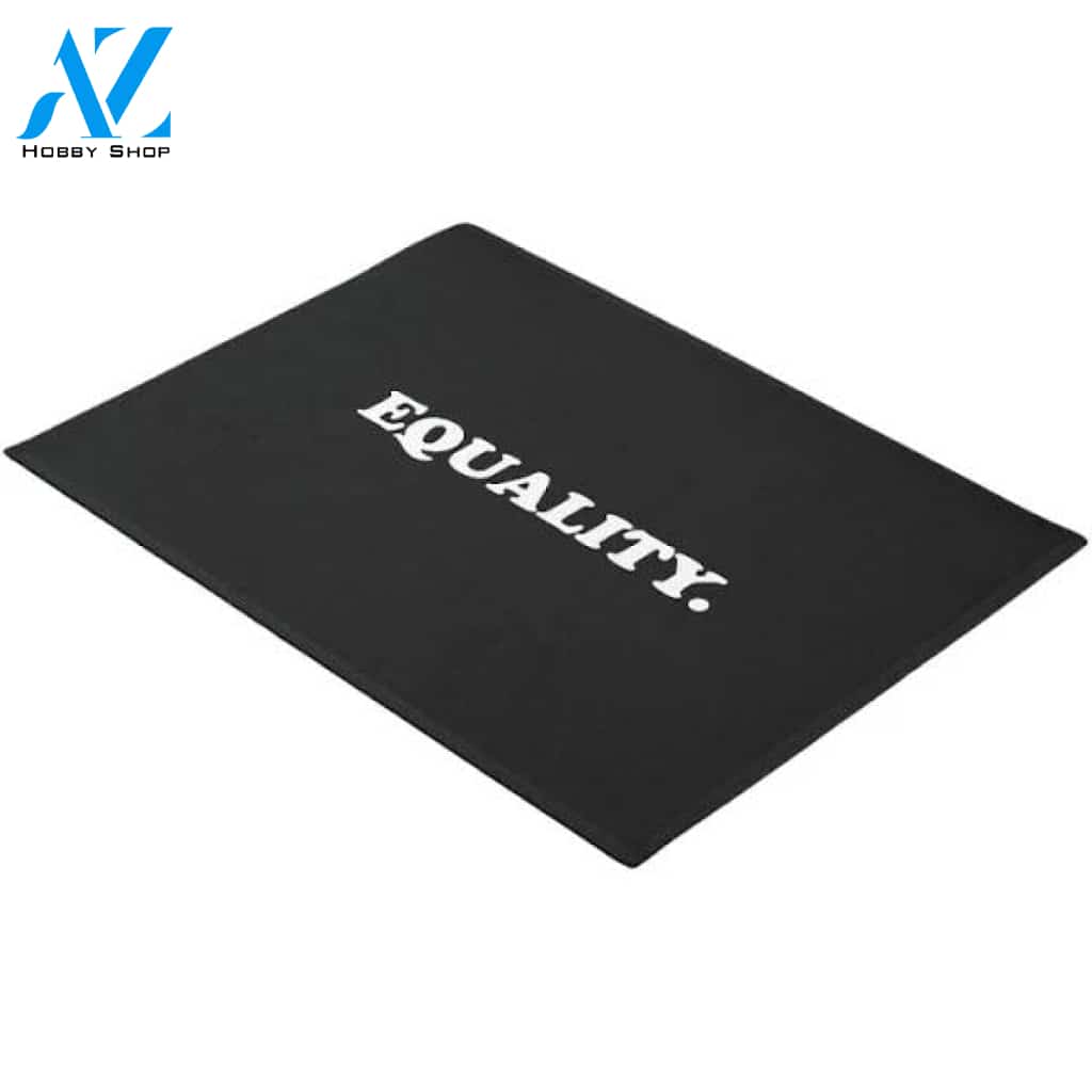 equality black Door Mat