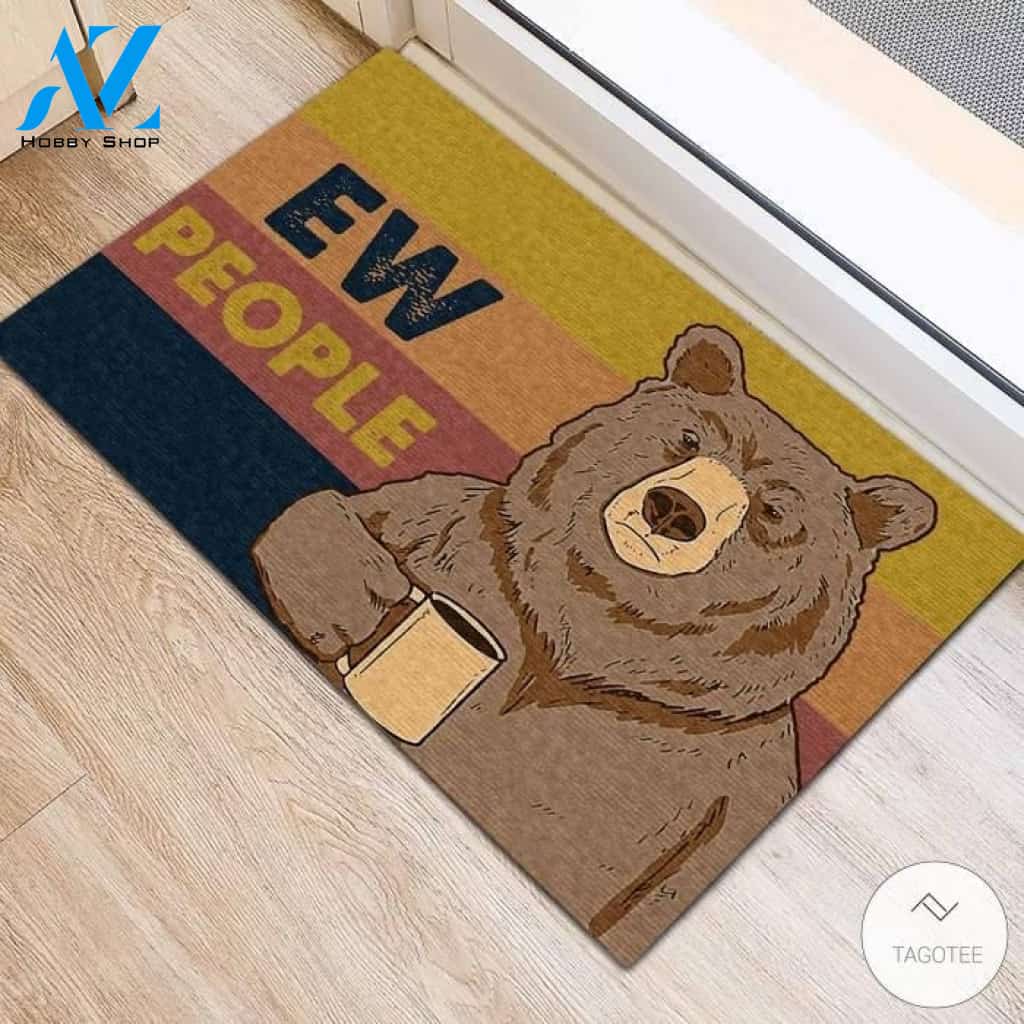 Ew People Bear Doormat