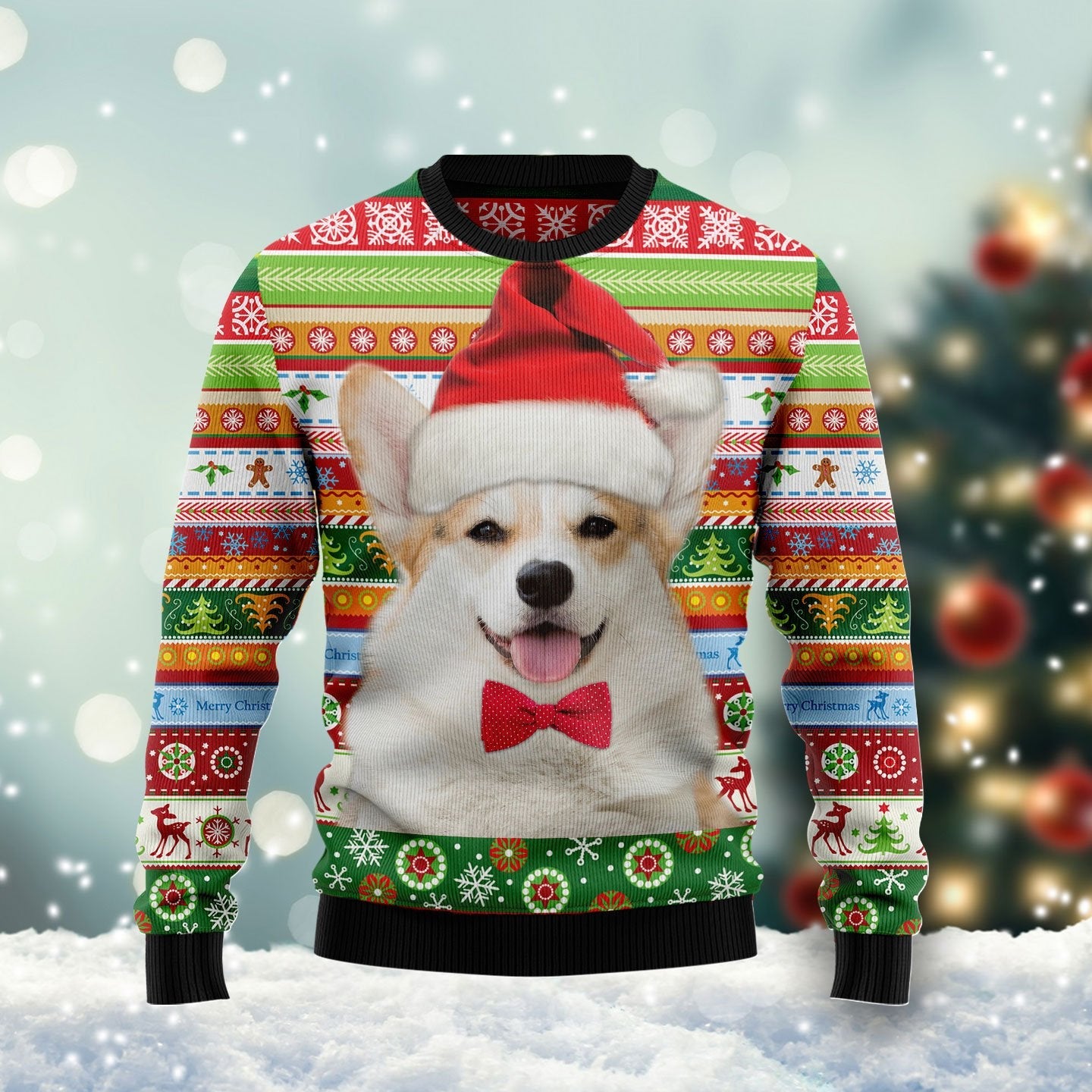Dog Merry Christmas Ugly Christmas Sweater