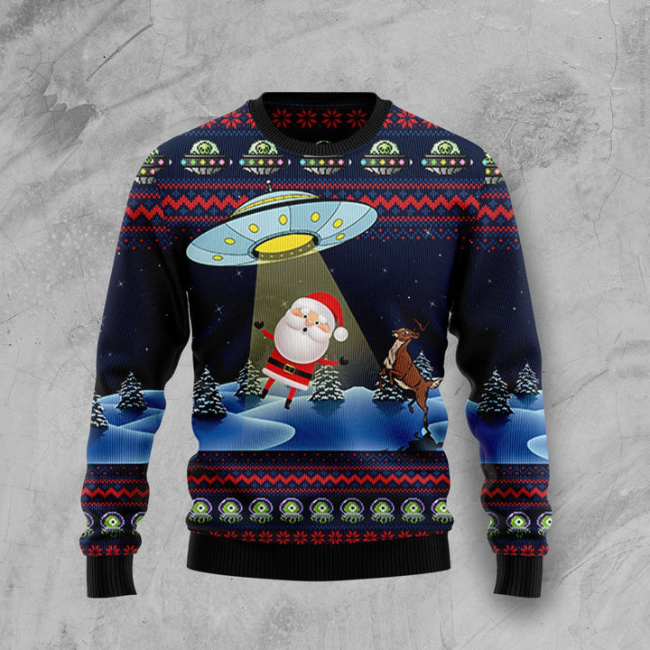 Deer Christmas Santa Claus Ugly Christmas Sweater
