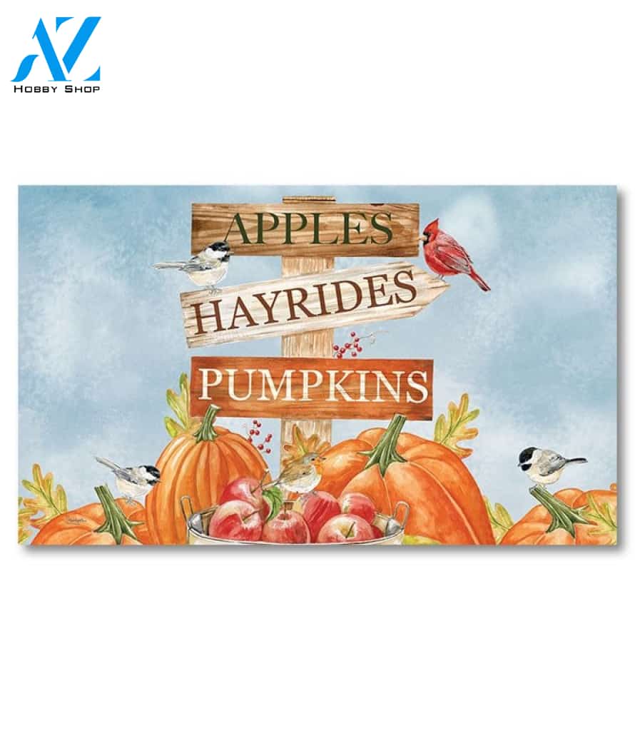 Fall Fun Sign Doormat - 18" x 30"