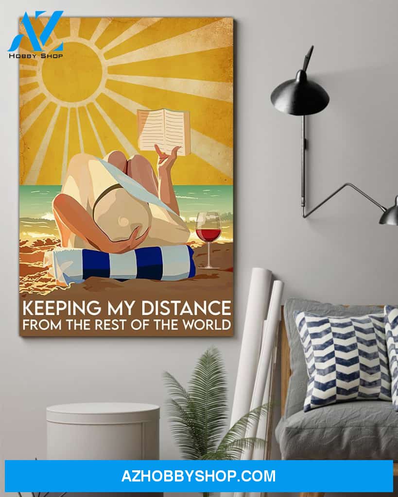Famille Gift - Keeping my distance from the rest of the wolrd - Poster/Canvas