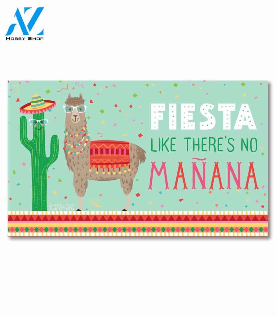 Fiesta Llama Doormat - 18" x 30"